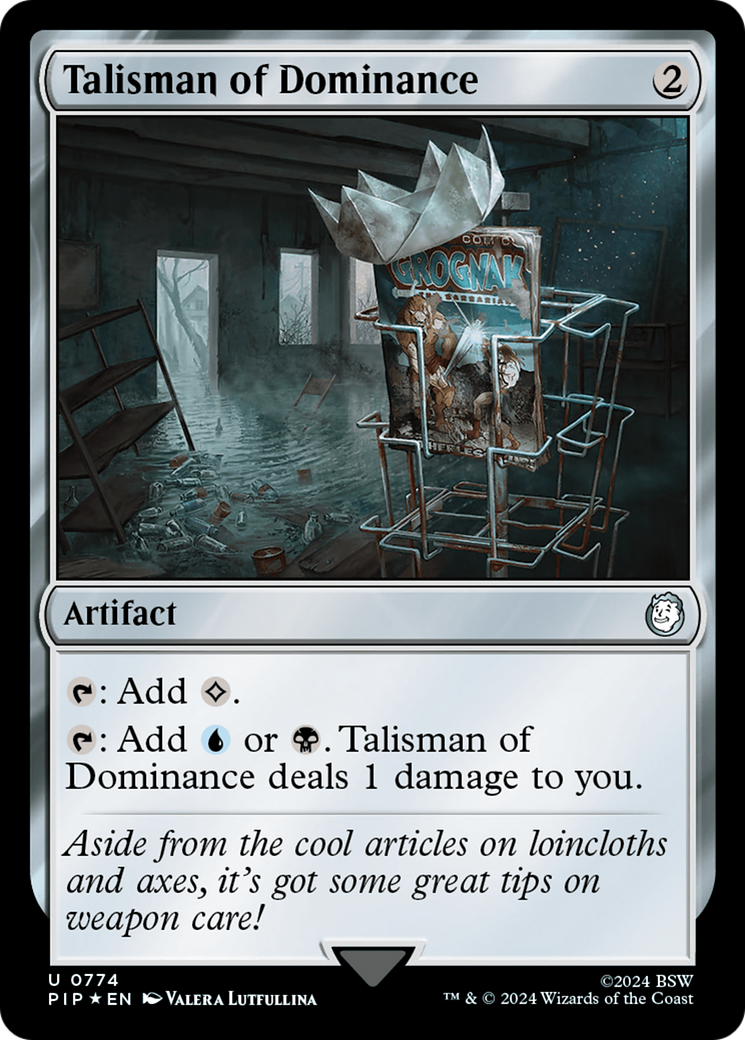 Talisman of Dominance (Surge Foil) [Fallout] | Card Merchant Takapuna