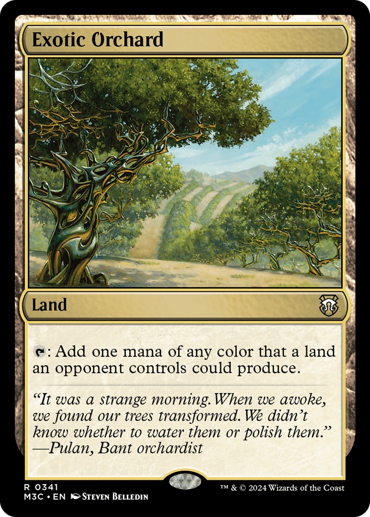 Exotic Orchard (Ripple Foil) [Modern Horizons 3 Commander] | Card Merchant Takapuna