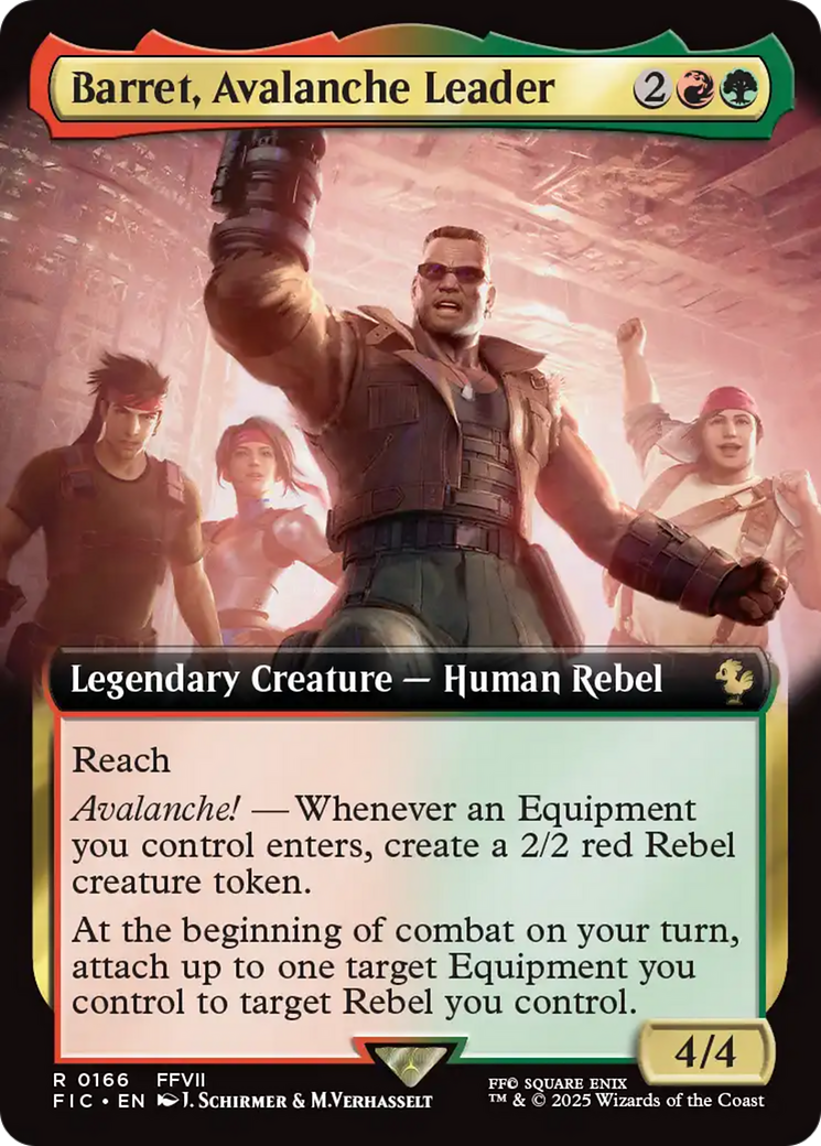 Barret, Avalanche Leader (Extended Art) [FINAL FANTASY Commander] | Card Merchant Takapuna