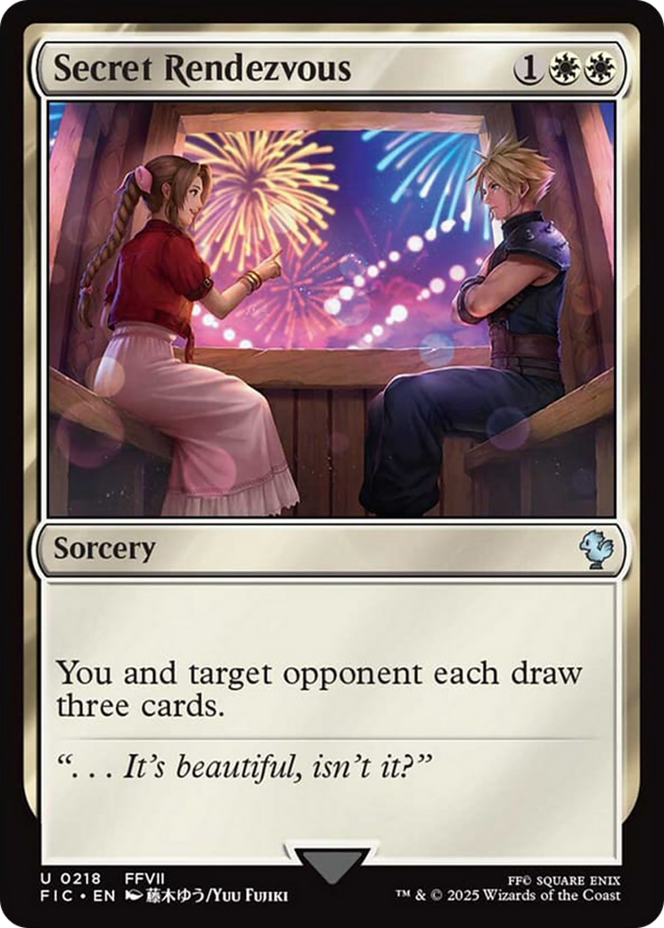 Secret Rendezvous (0218) [FINAL FANTASY Commander] | Card Merchant Takapuna
