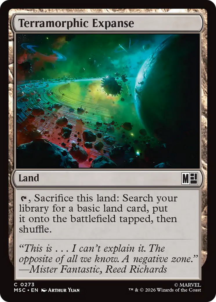 Terramorphic Expanse (0273) (Surge Foil) [Marvel Super Heroes Commander] | Card Merchant Takapuna