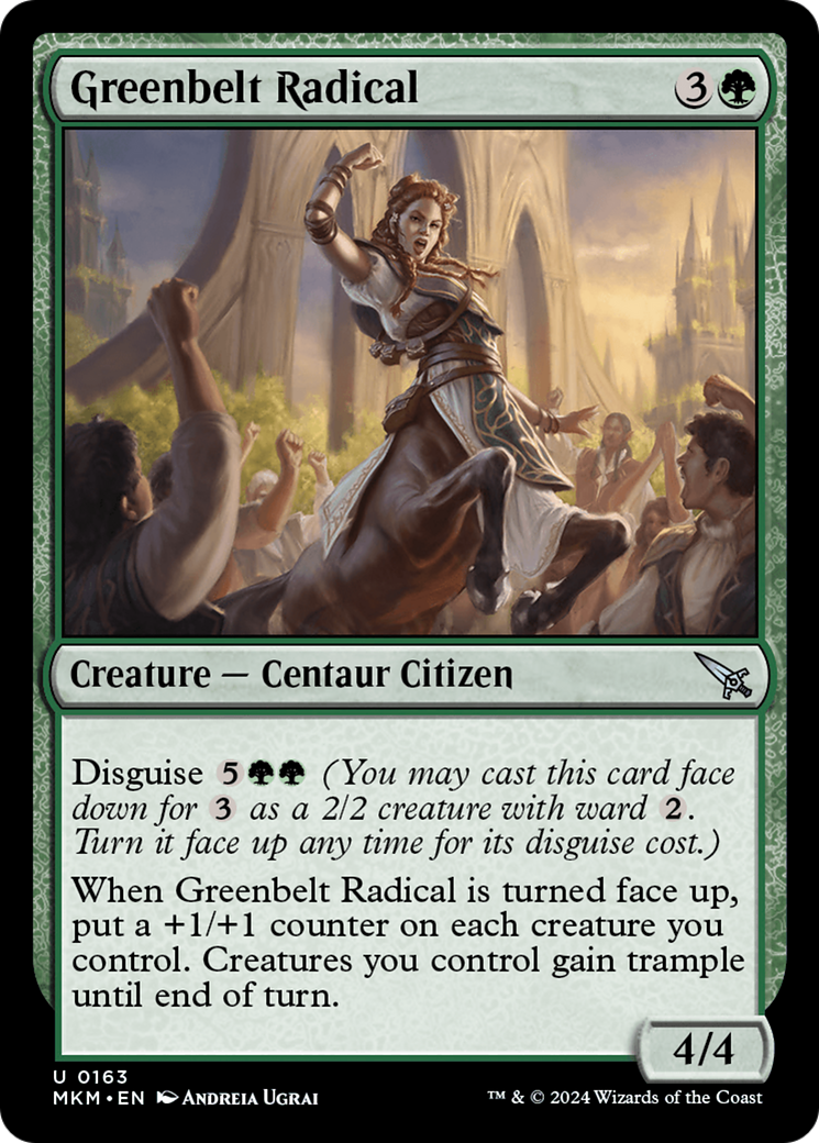 Greenbelt Radical [Murders at Karlov Manor] | Card Merchant Takapuna