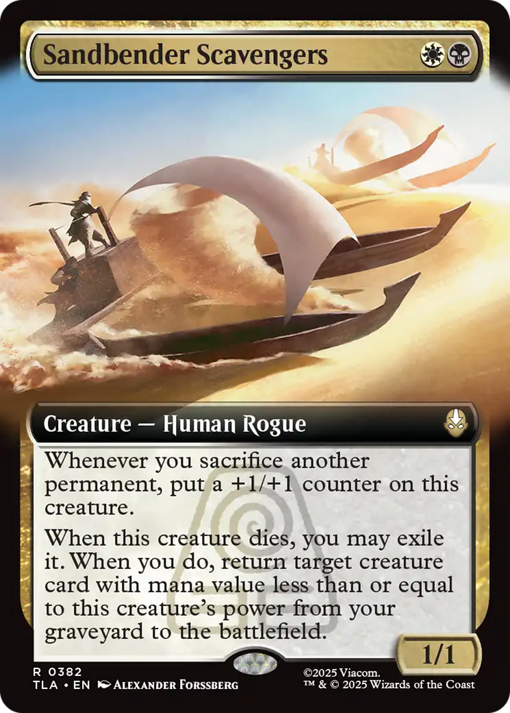 Sandbender Scavengers (Extended Art) [Avatar: The Last Airbender] | Card Merchant Takapuna