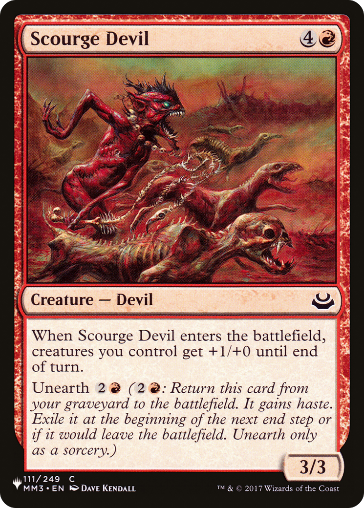 Scourge Devil [The List] | Card Merchant Takapuna