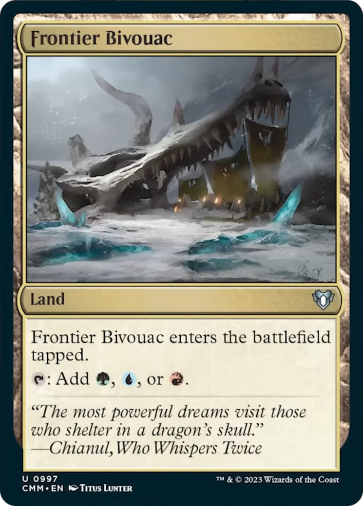 Frontier Bivouac [Commander Masters] | Card Merchant Takapuna