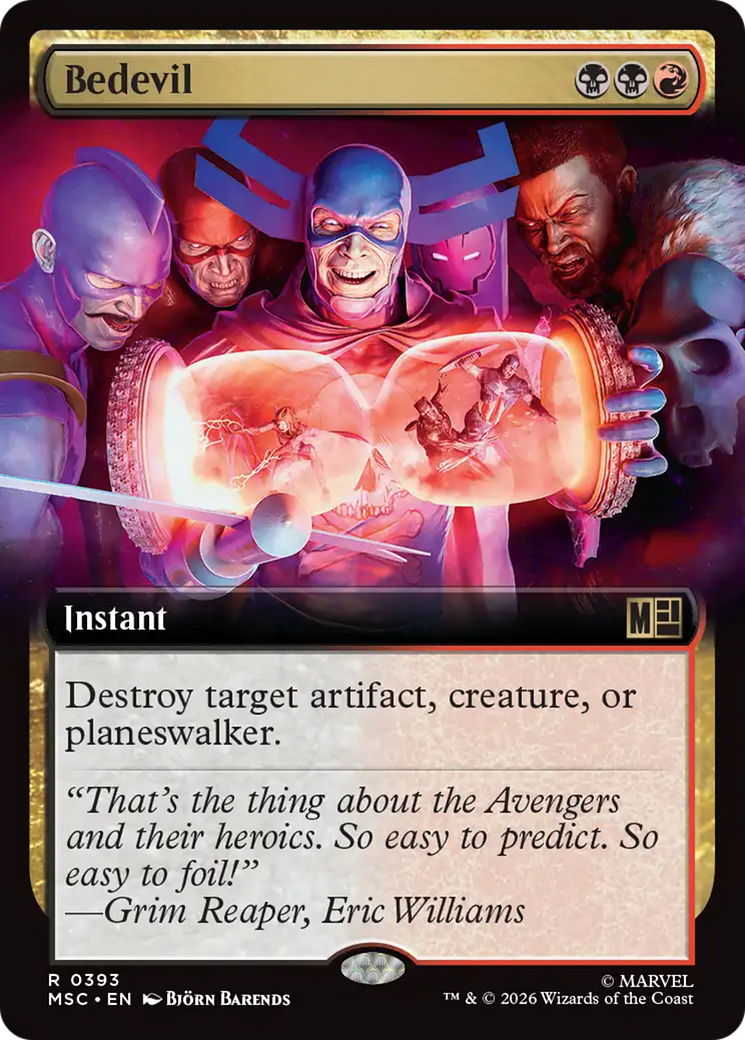 Bedevil (Extended Art) [Marvel Super Heroes Commander] | Card Merchant Takapuna