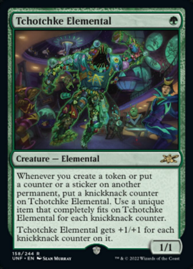Tchotchke Elemental [Unfinity] | Card Merchant Takapuna