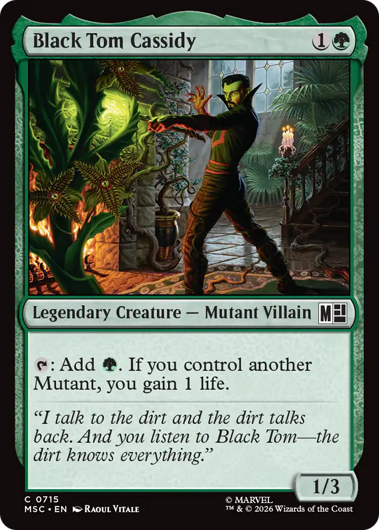 Black Tom Cassidy [Marvel Super Heroes Commander] | Card Merchant Takapuna