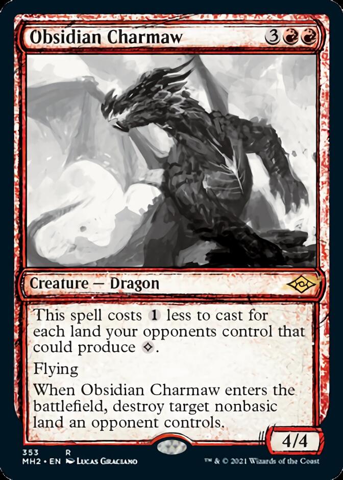 Obsidian Charmaw (Sketch) [Modern Horizons 2] | Card Merchant Takapuna