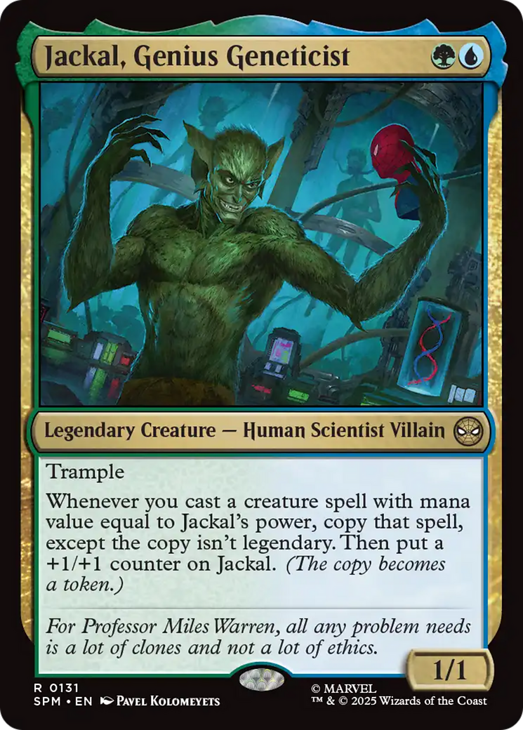 Jackal, Genius Geneticist [Marvel's Spider-Man] | Card Merchant Takapuna