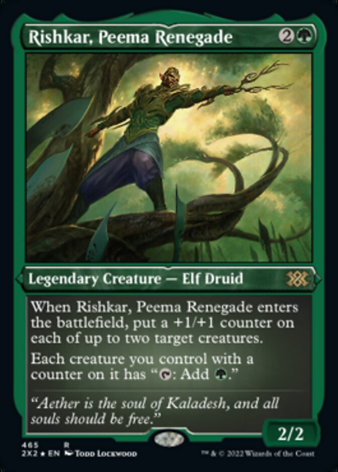Rishkar, Peema Renegade (Foil Etched) [Double Masters 2022] | Card Merchant Takapuna