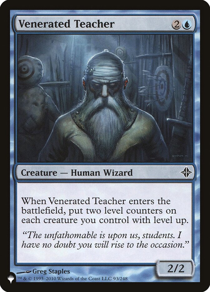 Venerated Teacher [The List] | Card Merchant Takapuna