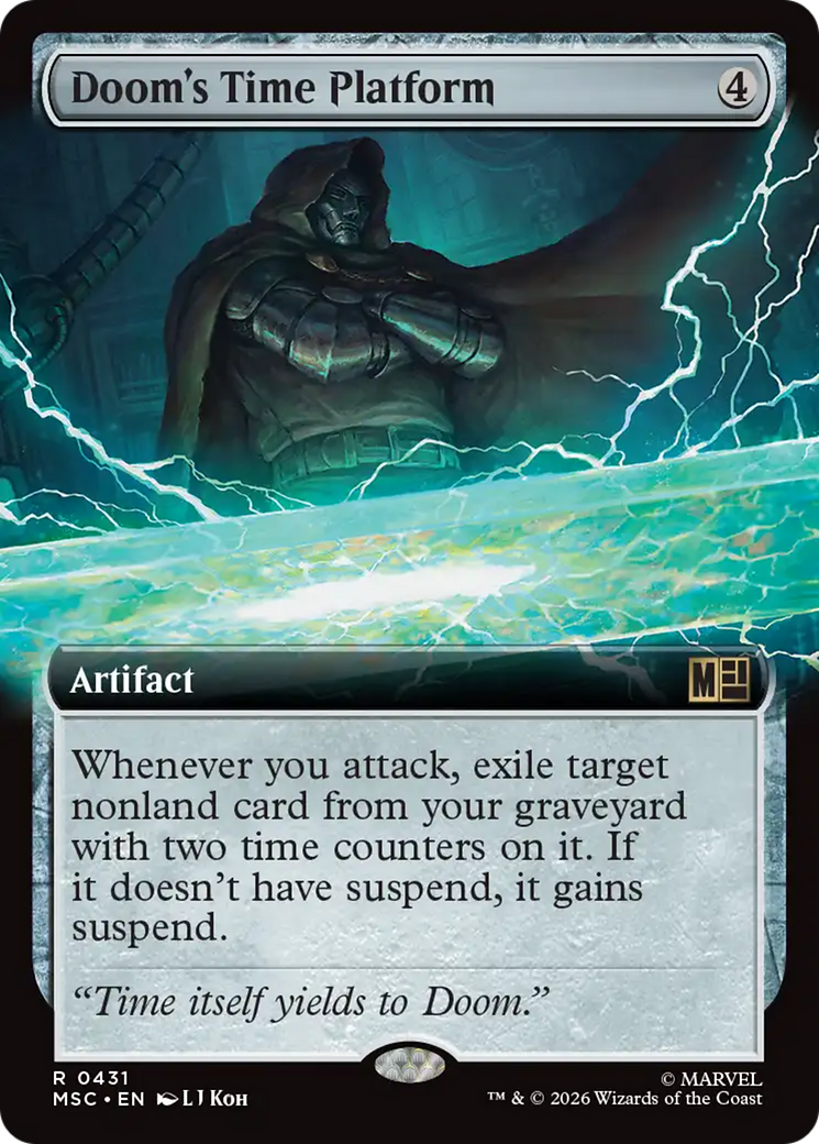 Doom's Time Platform (Extended Art) [Marvel Super Heroes Commander] | Card Merchant Takapuna