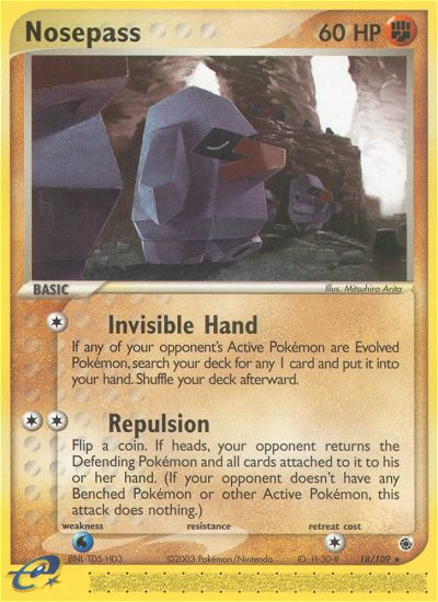 Nosepass (18/109) [EX: Ruby & Sapphire] | Card Merchant Takapuna