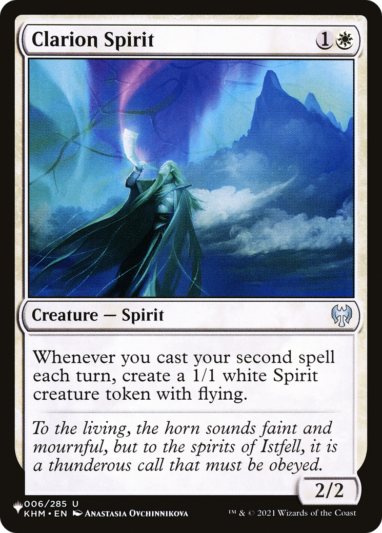 Clarion Spirit [The List] | Card Merchant Takapuna
