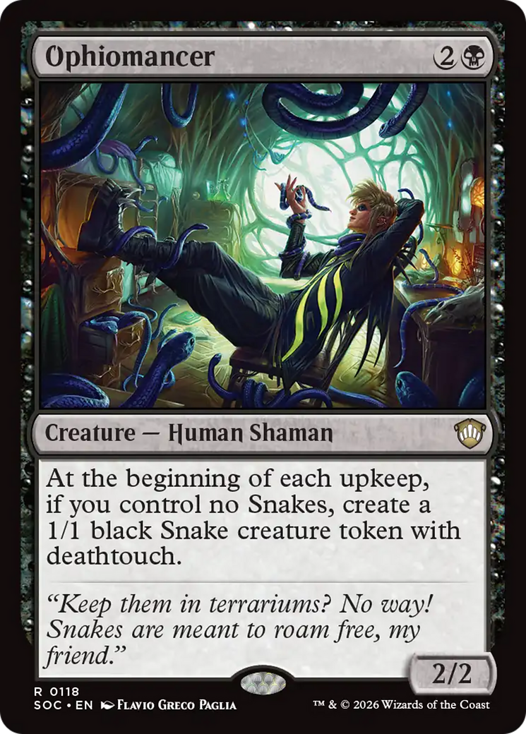 Ophiomancer [Secrets of Strixhaven Commander] | Card Merchant Takapuna