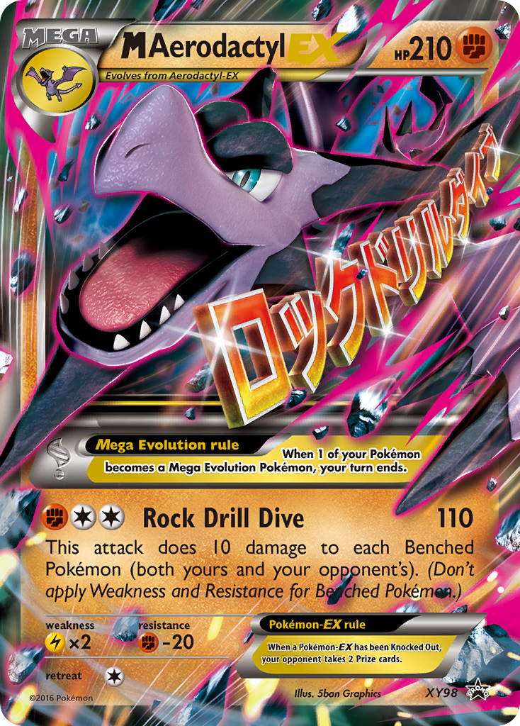 M Aerodactyl EX (XY98) [XY: Black Star Promos] | Card Merchant Takapuna
