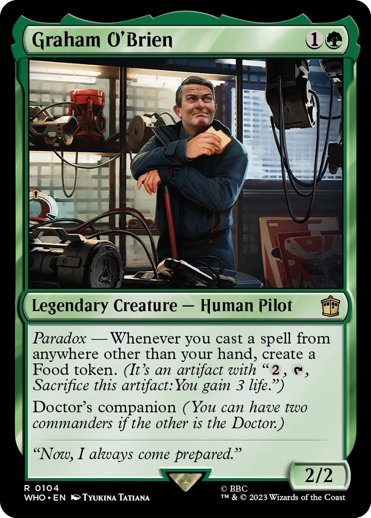 Graham O'Brien [Doctor Who] | Card Merchant Takapuna