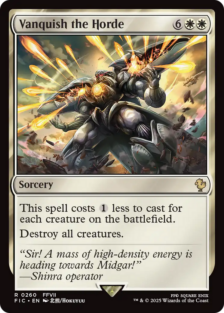Vanquish the Horde [FINAL FANTASY Commander] | Card Merchant Takapuna
