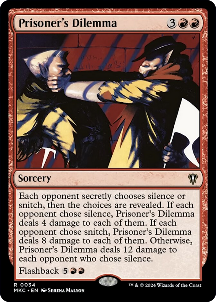 Prisoner's Dilemma [Murders at Karlov Manor Commander] | Card Merchant Takapuna