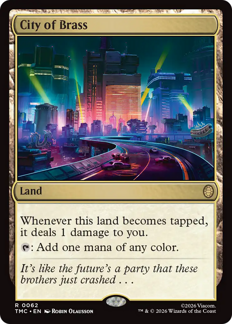 City of Brass [Teenage Mutant Ninja Turtles Commander] | Card Merchant Takapuna