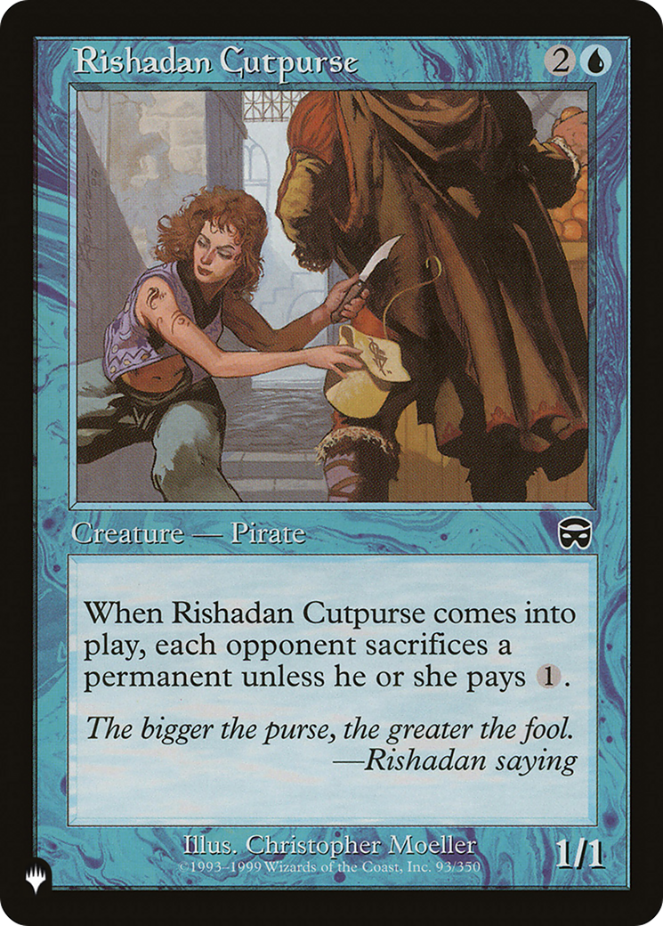 Rishadan Cutpurse [The List] | Card Merchant Takapuna