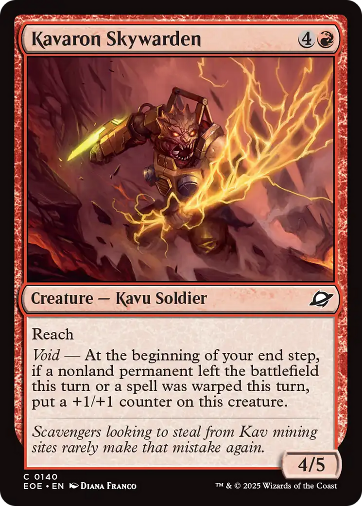 Kavaron Skywarden [Edge of Eternities] | Card Merchant Takapuna