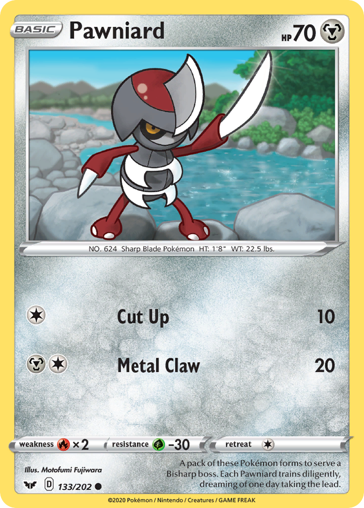 Pawniard (133/202) [Sword & Shield: Base Set] | Card Merchant Takapuna