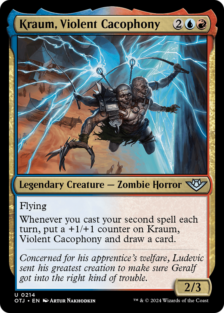 Kraum, Violent Cacophony [Outlaws of Thunder Junction] | Card Merchant Takapuna