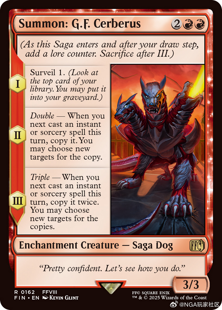 Summon: G.F. Cerberus [FINAL FANTASY] | Card Merchant Takapuna