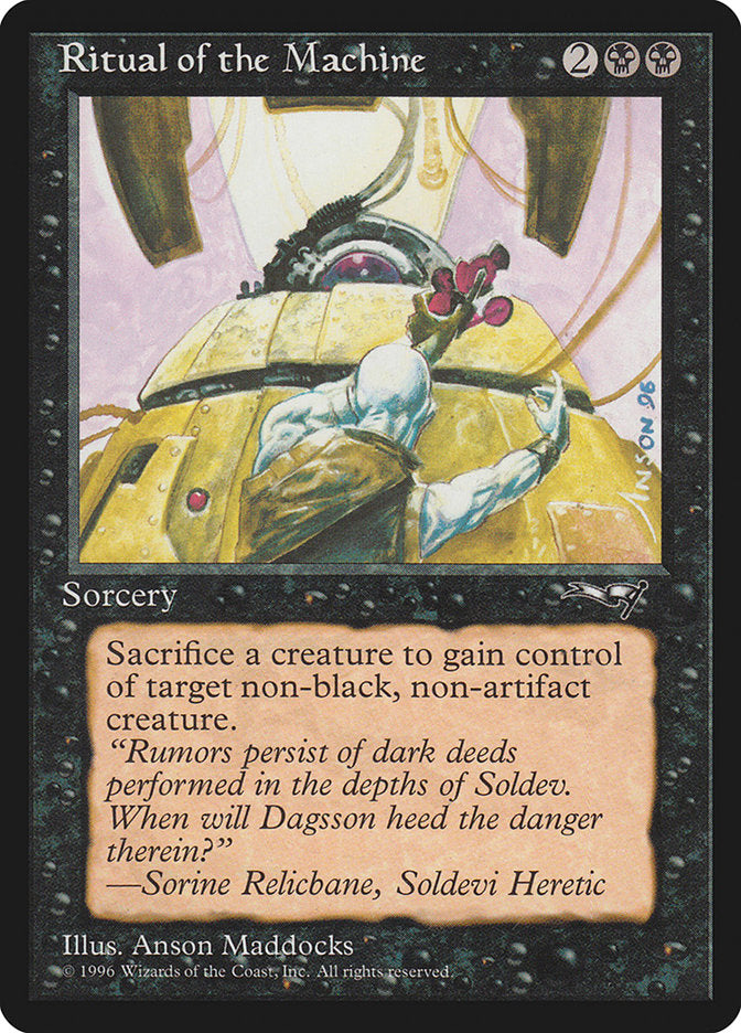 Ritual of the Machine [Alliances] | Card Merchant Takapuna