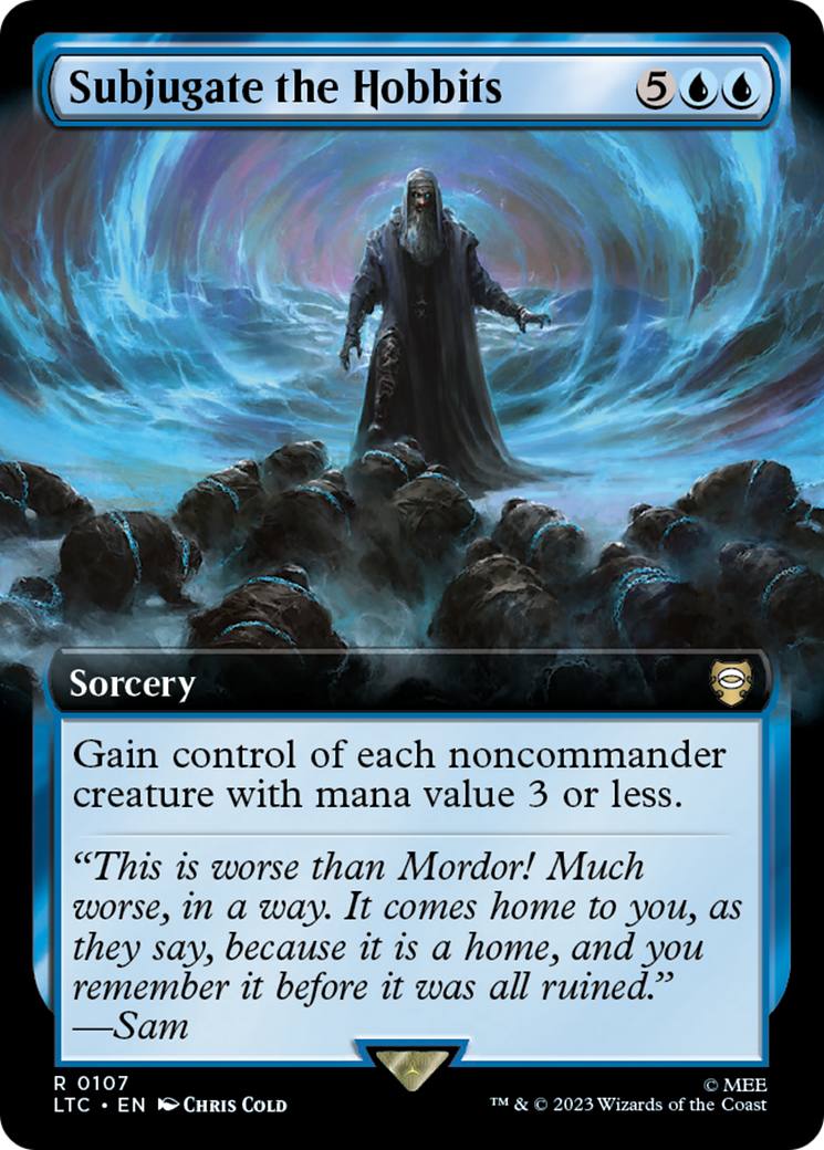 Subjugate the Hobbits (Extended Art) [The Lord of the Rings: Tales of Middle-Earth Commander] | Card Merchant Takapuna