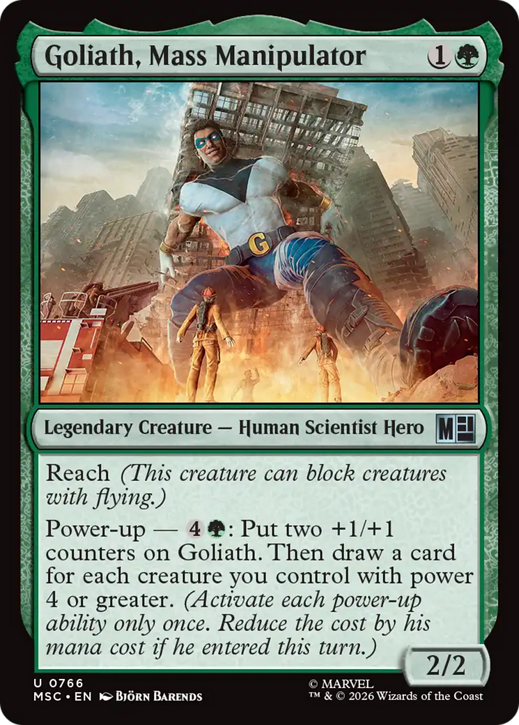 Goliath, Mass Manipulator [Marvel Super Heroes Commander] | Card Merchant Takapuna