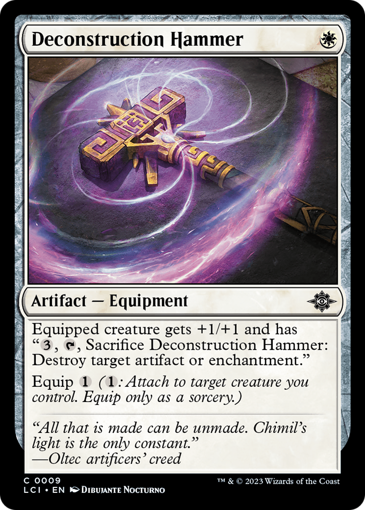 Deconstruction Hammer [The Lost Caverns of Ixalan] | Card Merchant Takapuna