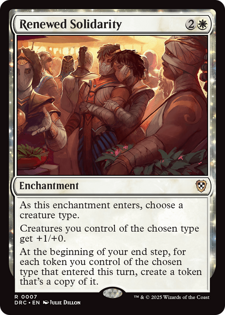 Renewed Solidarity [Aetherdrift Commander] | Card Merchant Takapuna