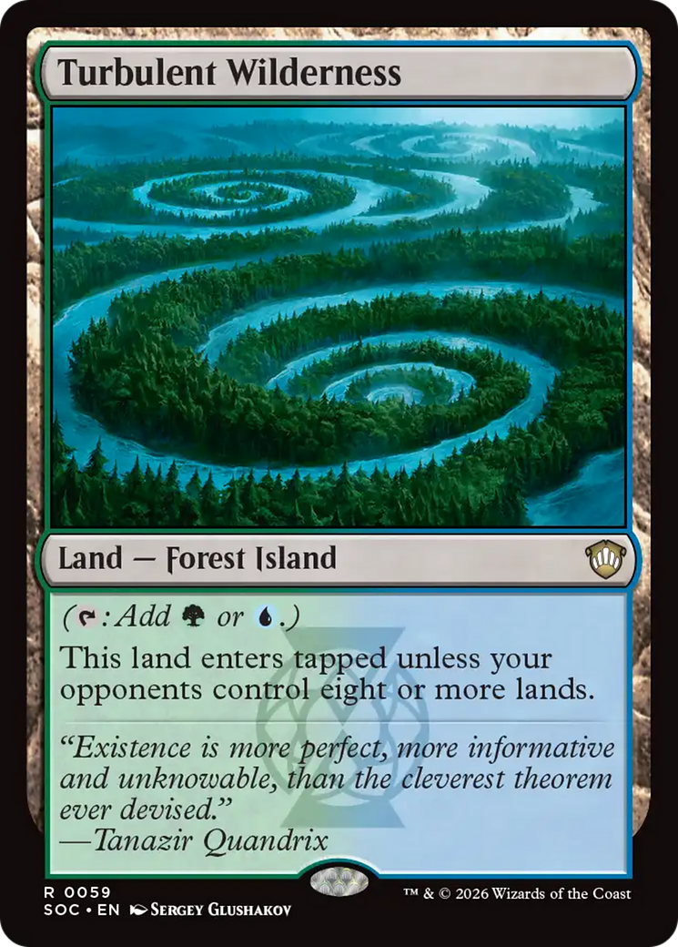 Turbulent Wilderness [Secrets of Strixhaven Commander] | Card Merchant Takapuna