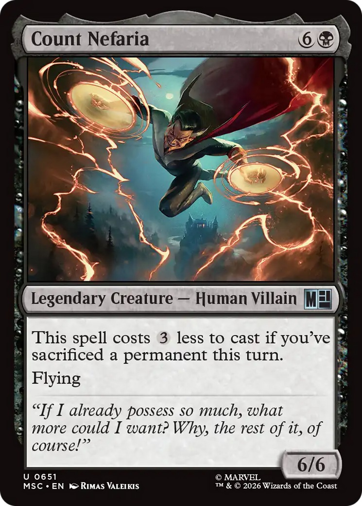 Count Nefaria [Marvel Super Heroes Commander] | Card Merchant Takapuna