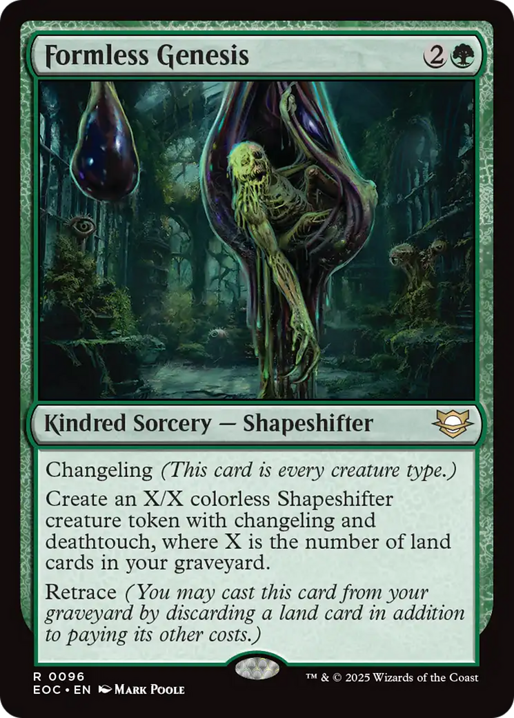 Formless Genesis [Edge of Eternities Commander] | Card Merchant Takapuna