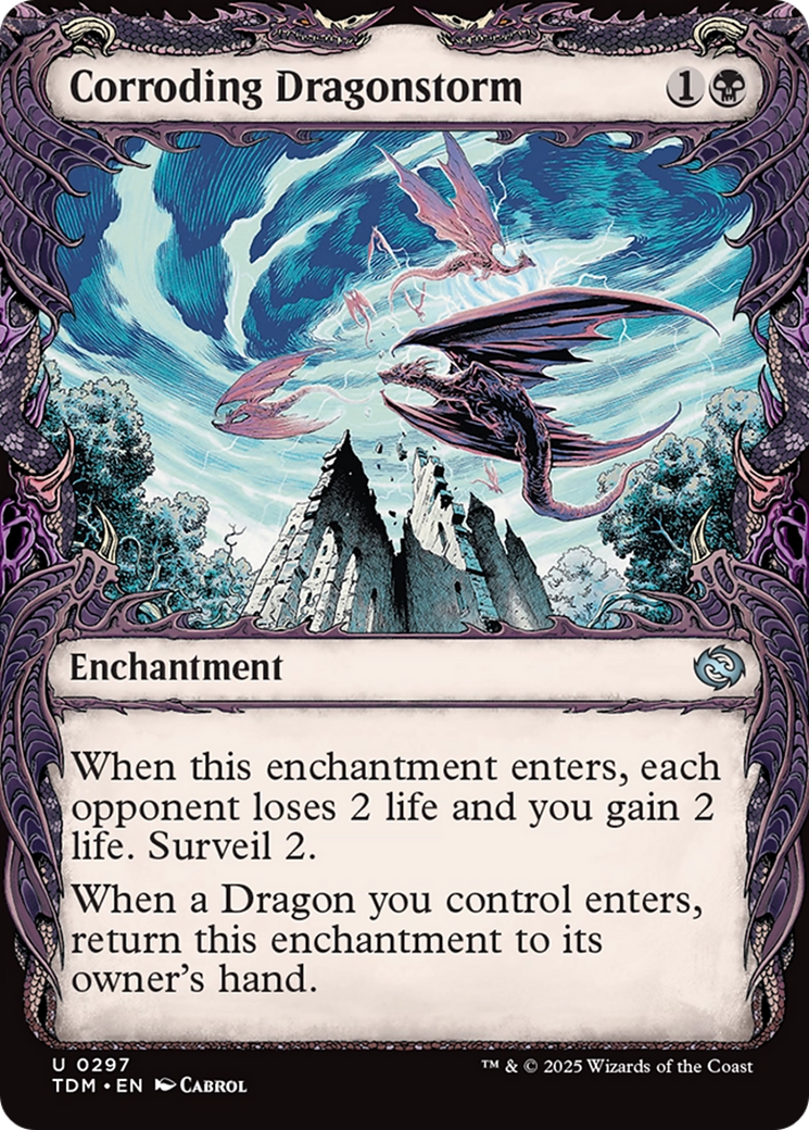 Corroding Dragonstorm (Showcase) [Tarkir: Dragonstorm] | Card Merchant Takapuna