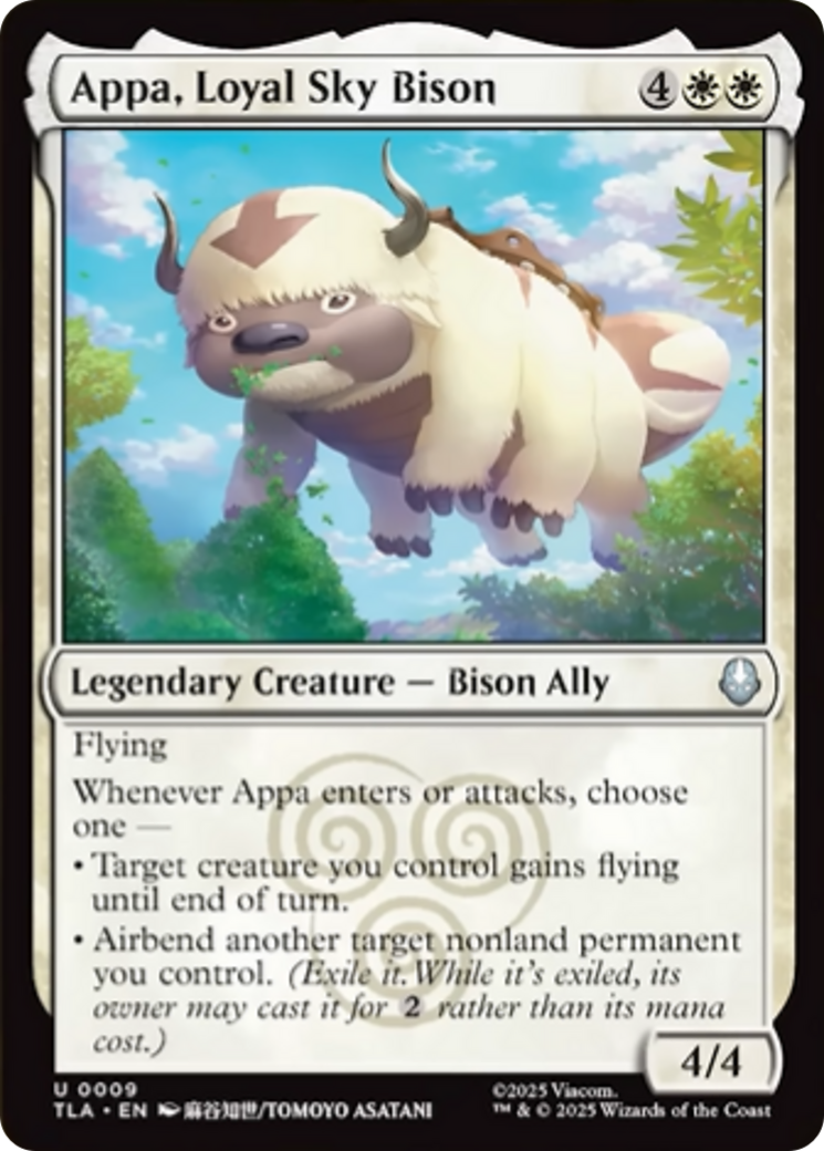 Appa, Loyal Sky Bison [Avatar: The Last Airbender] | Card Merchant Takapuna