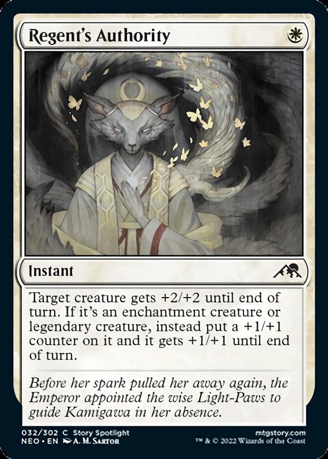 Regent's Authority [Kamigawa: Neon Dynasty] | Card Merchant Takapuna