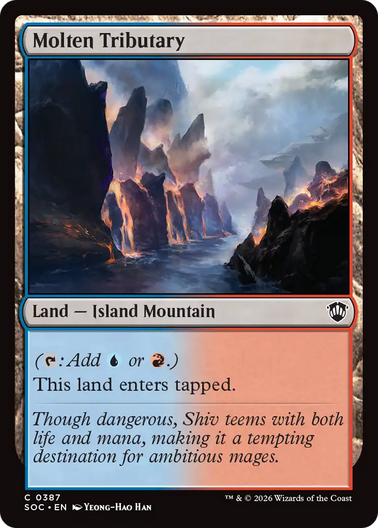 Molten Tributary [Secrets of Strixhaven Commander] | Card Merchant Takapuna