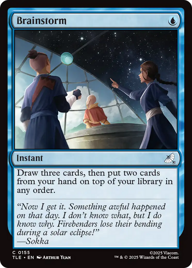 Brainstorm [Avatar: The Last Airbender: Eternal-Legal] | Card Merchant Takapuna