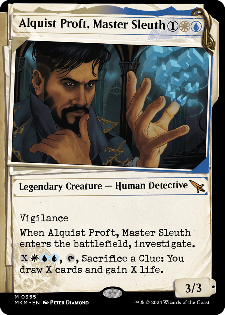 Alquist Proft, Master Sleuth (Showcase) [Murders at Karlov Manor] | Card Merchant Takapuna