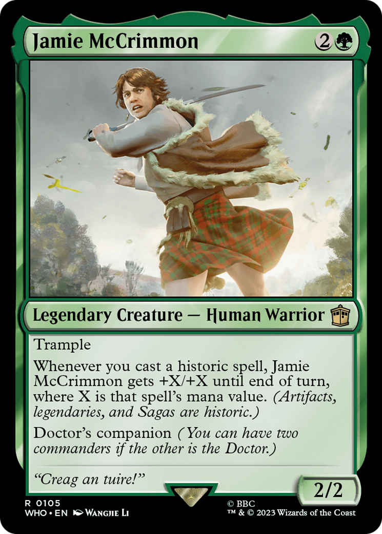 Jamie McCrimmon [Doctor Who] | Card Merchant Takapuna