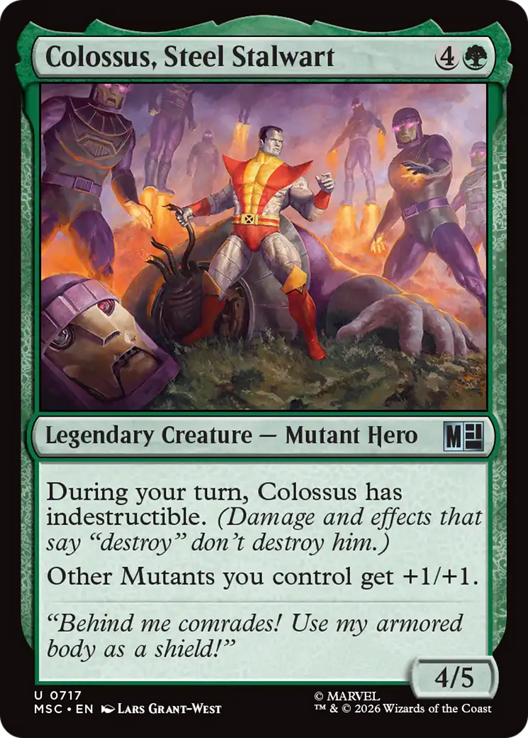 Colossus, Steel Stalwart [Marvel Super Heroes Commander] | Card Merchant Takapuna