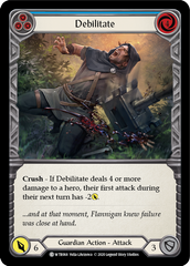 Debilitate (Blue) [U-WTR068] (Welcome to Rathe Unlimited)  Unlimited Rainbow Foil | Card Merchant Takapuna