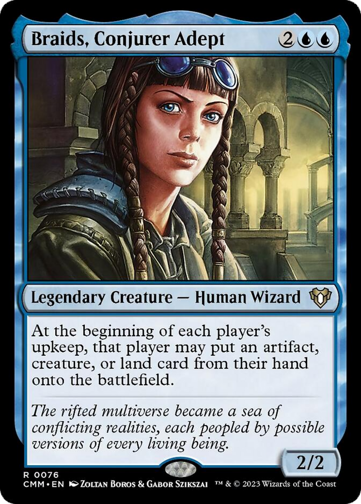 Braids, Conjurer Adept [Commander Masters] | Card Merchant Takapuna