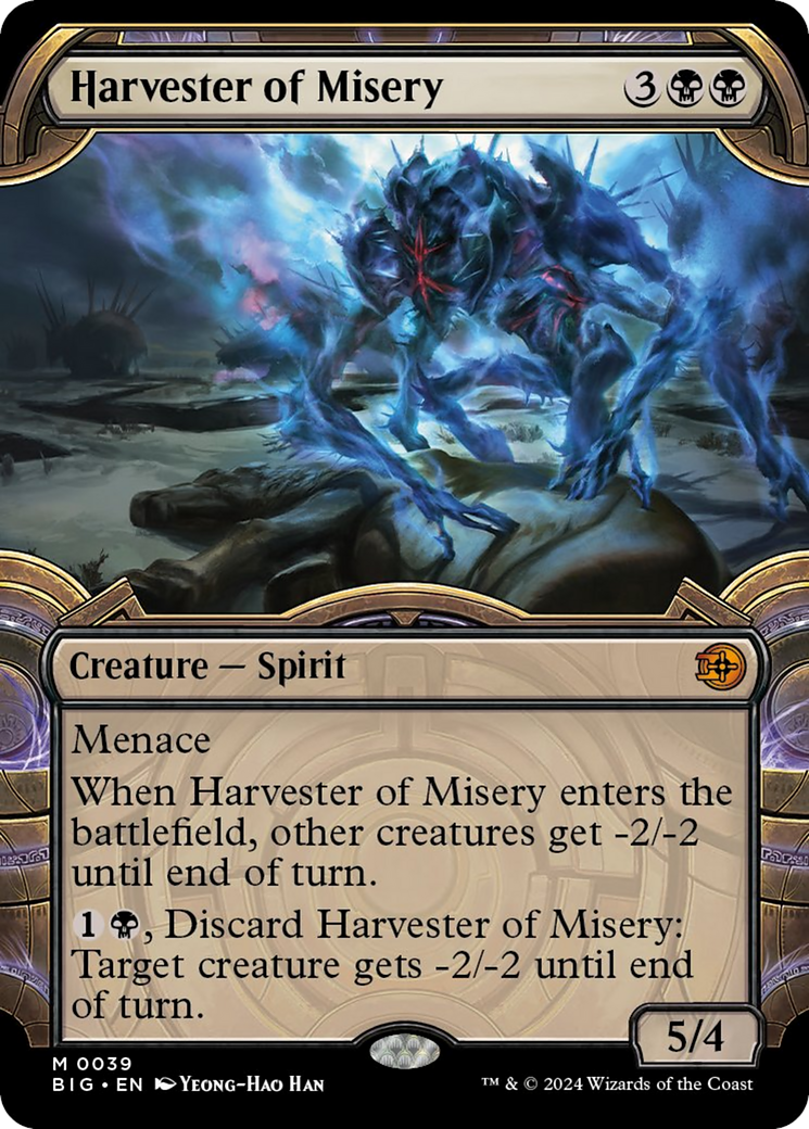 Harvester of Misery (Showcase) [Outlaws of Thunder Junction: The Big Score] | Card Merchant Takapuna