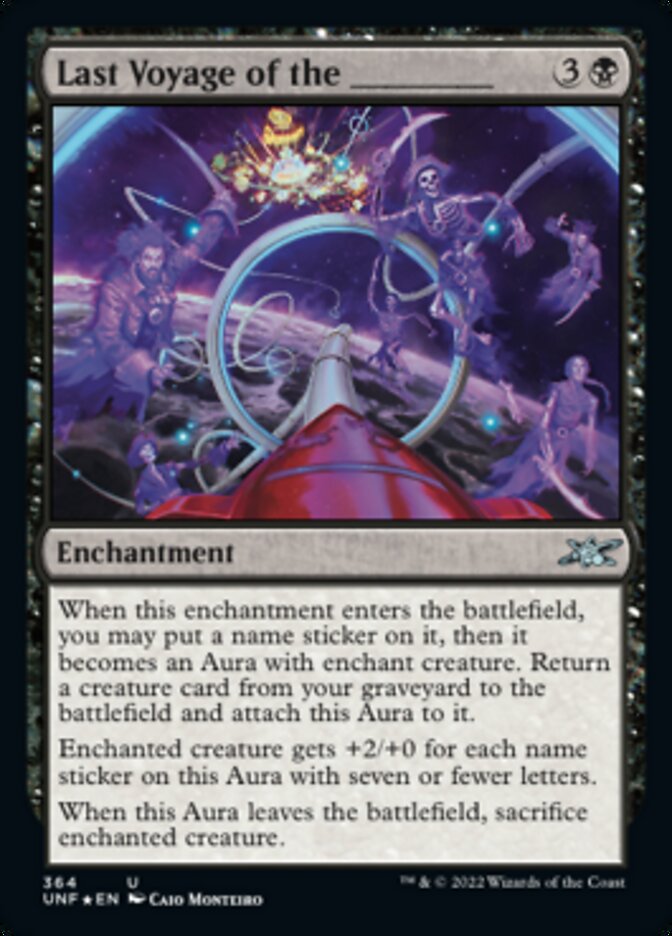 Last Voyage of the _____ (Galaxy Foil) [Unfinity] | Card Merchant Takapuna
